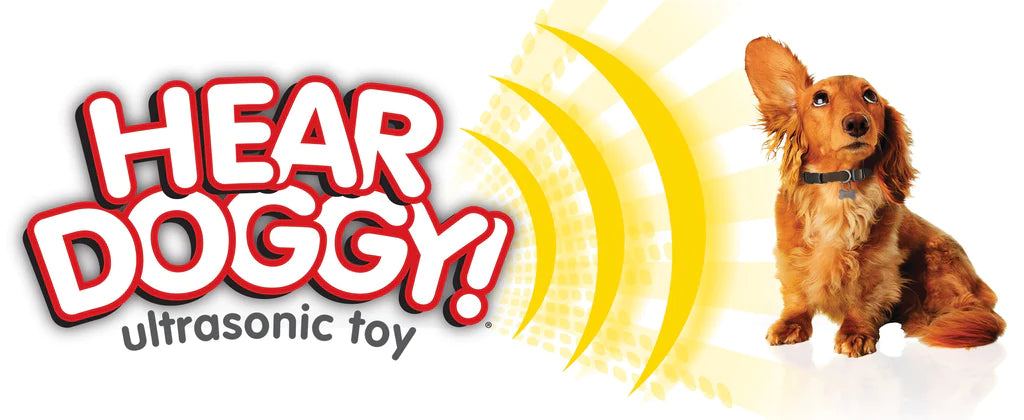 Squeaky toy only dogs can shop hear