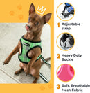 $2 OFF! Bark Appeal Step-in Dog Harness, Anti-Choke, Adjustable Strap, Heavy Duty Clip • 4 Colors, 4 Sizes
