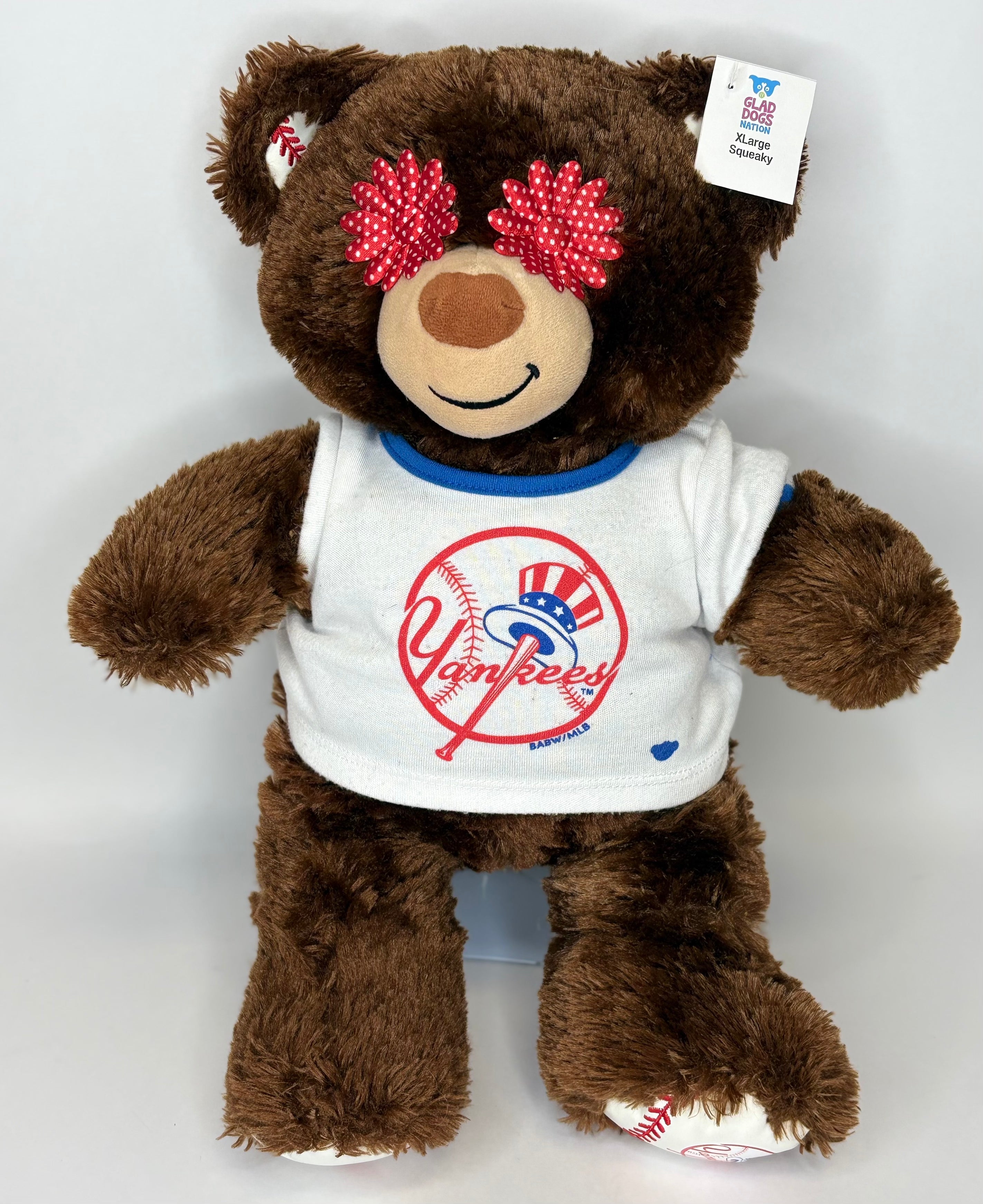 Team Spirit Stuffed SQUEAKY Dog Toys: Sport Mascots & Players of All Sizes