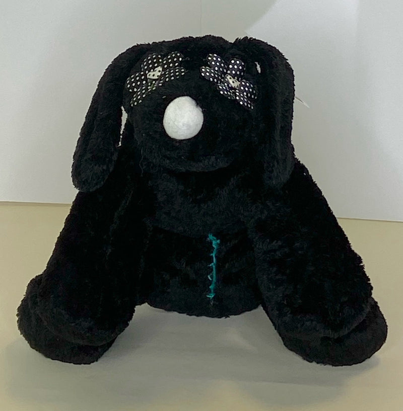 Mini Me Squeaky Breed Dog Toy: Black Mutts