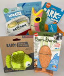 Super Chewer Fish Story Dog Gift Basket, New Puppy Gift Basket / Toys, Chew, Treats