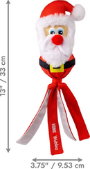 KONG Holiday Wubba Squeaky Plush Dog Toy: Penguin, Reindeer, Santa CHEAPER THAN CHEWY