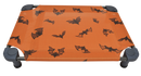4Legs4Pets Elevated Dog Bed: Halloween Limited Edition Bats on Orange