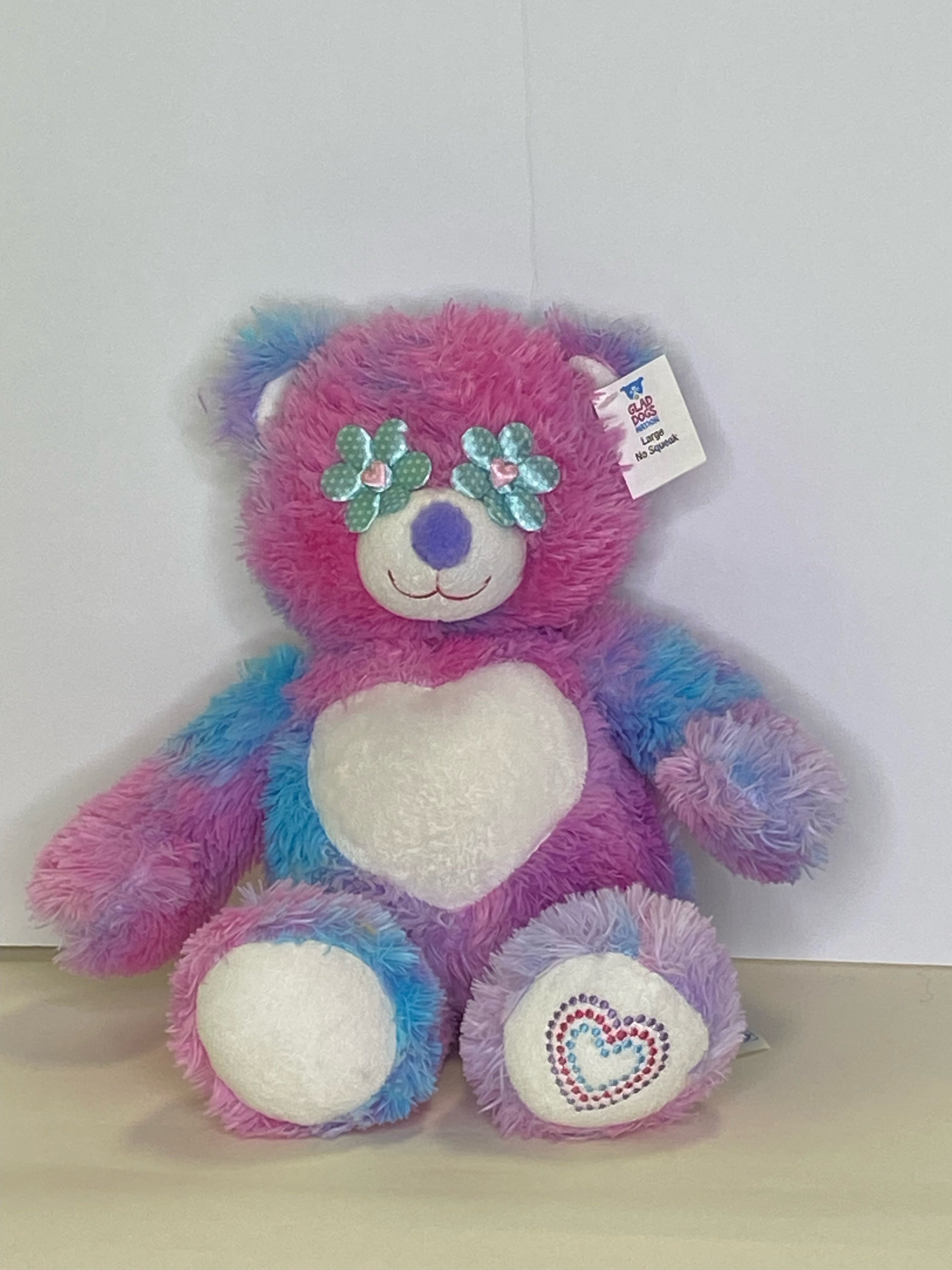 EXTRA LARGE Hearts, Love & Candy Dog Toy: Squeak & NO Squeak