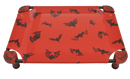 4Legs4Pets Elevated Dog Bed: Halloween Limited Edition Bats on Red