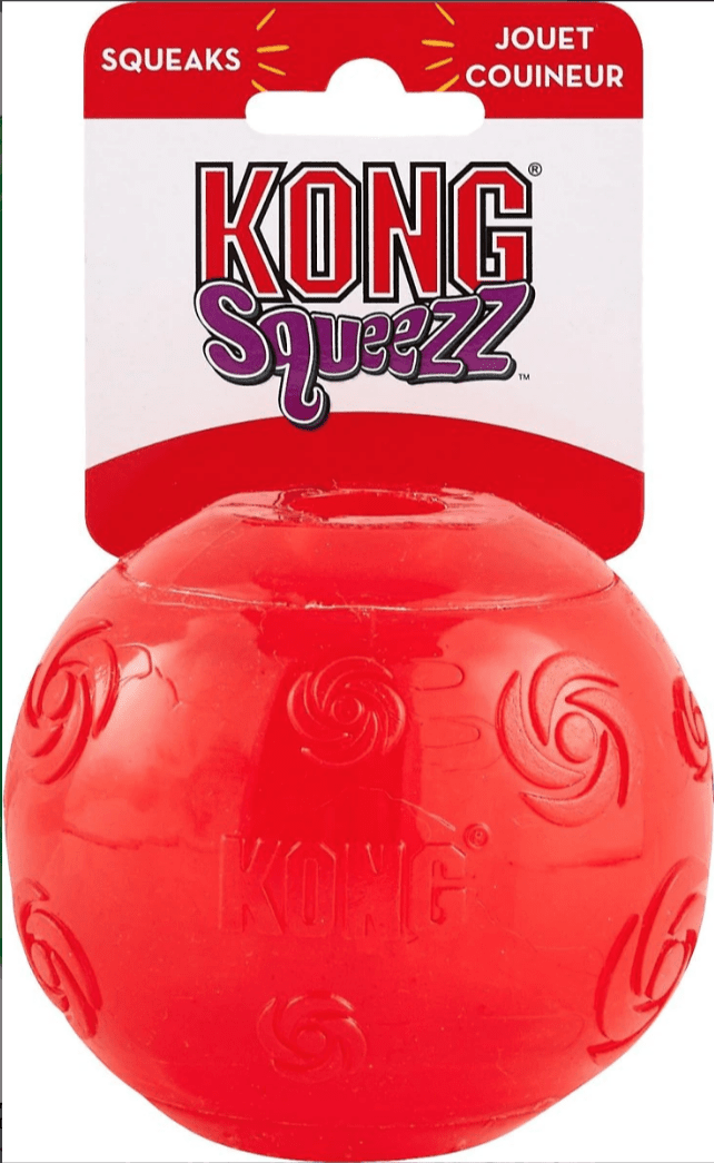 Kong Squeezz Squeaky Ball Dog Toy: 3.5" / CHEAPER THAN CHEWY