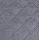 Co-Pilot Polyester Car Back Seat Cover Hammock: Quilted Gray / 51" x 51"