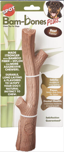Ethical Pet Bambone Bam-Bones Plus Branch Beef Dog Toy Chew: 2 Sizes