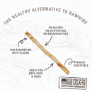 Earth Animal No Hide Chews Dog & Cat Treats Stix 10 Pack: Peanut Butter