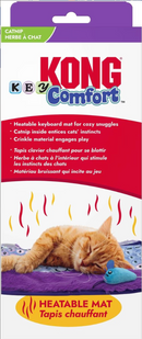 KONG Comfort Key Play Mat Plush Cat Toy with Catnip, Purple