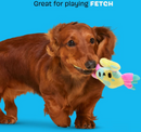 10% OFF! BARK Moe the Mosaic Crab Squeaky & Soft Crinkle Dog Toy for Tiny & Small Dogs