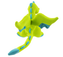goDog Dragons DOUBLE Chew Guard Plush Dog Toy Green Dragon: Large