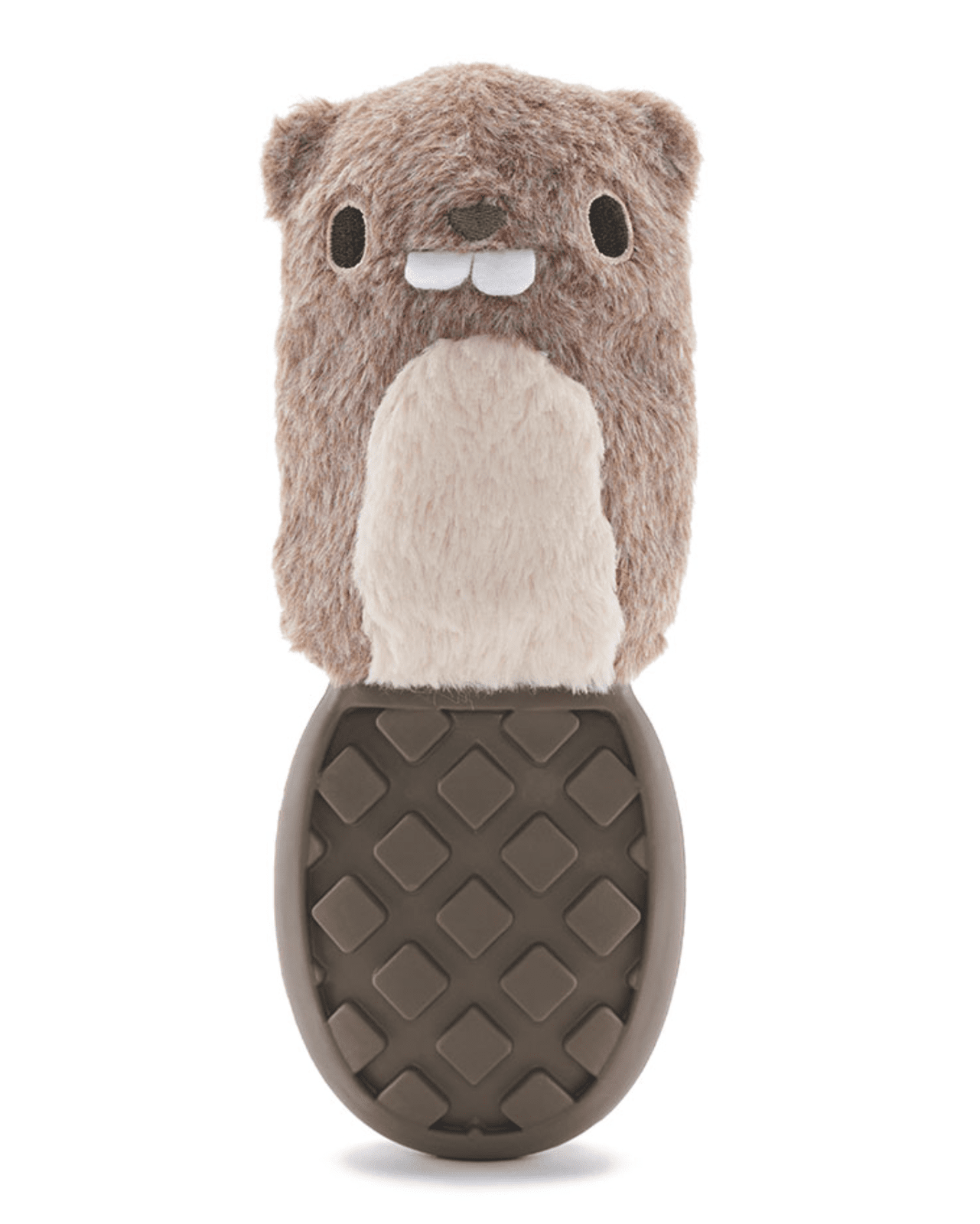 BARK Buck Wild Super Chewer Beaver Dog Toy