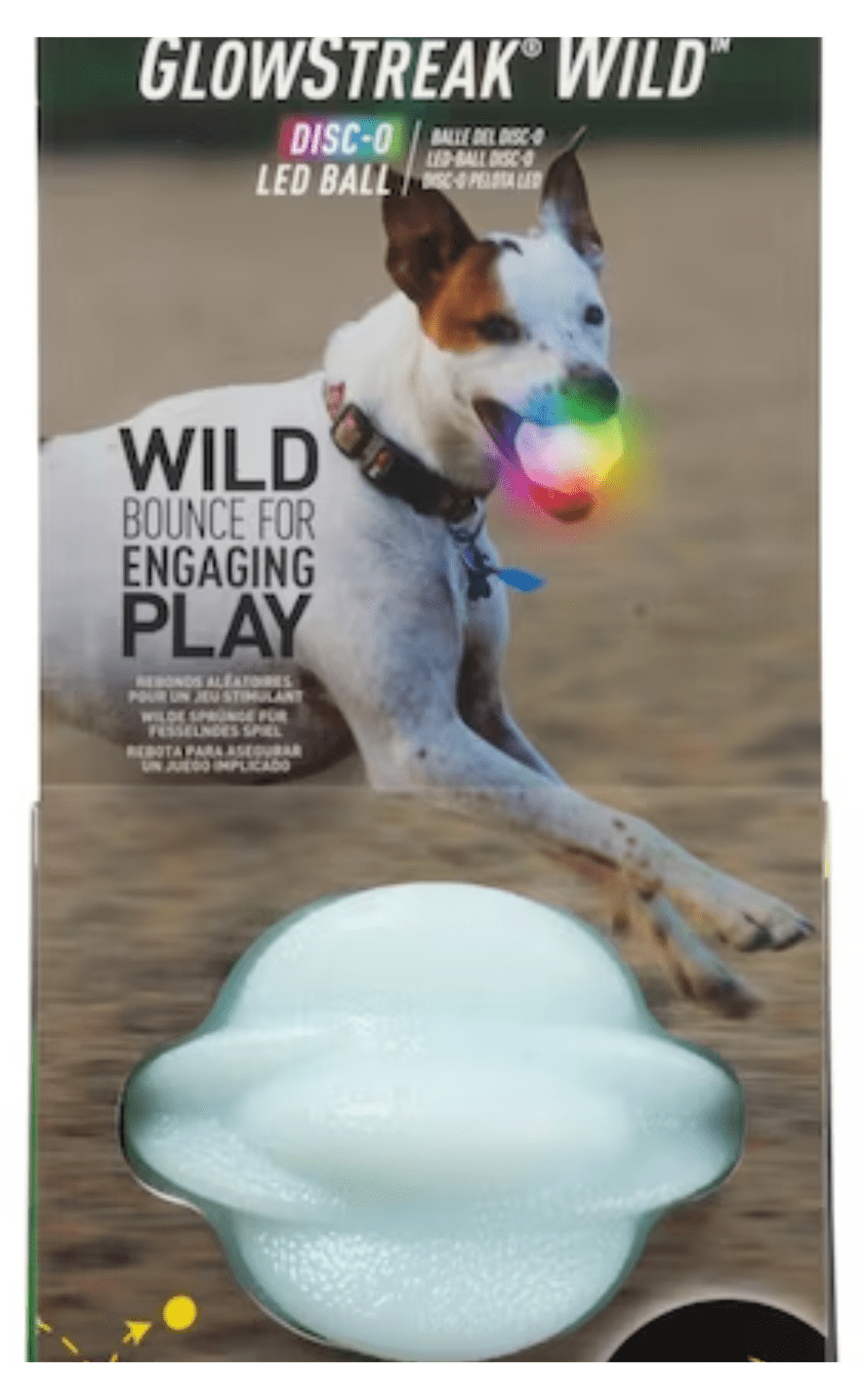 25 OFF Nite Ize GlowStreak Wild LED Ball Disc O Dog Toy