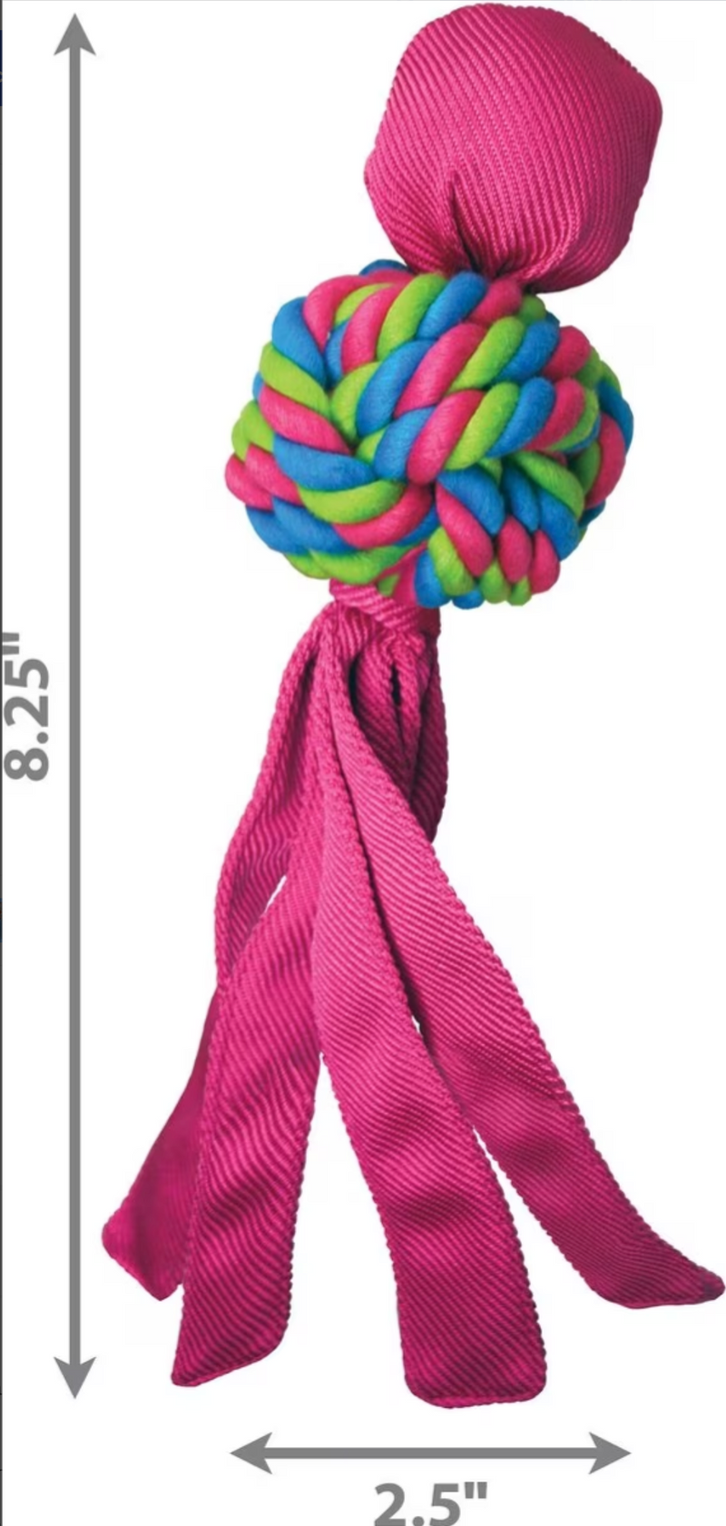 KONG Wubba Weave Dog Toy: Small • Choose Color • CHEAPER THAN CHEWY
