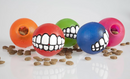 $1 OFF! KONG Rogz Grinz Treat Ball Dog Toy, Pick Your Color / CHEAPER THAN CHEWY