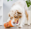 Puggin Spice Latte Power Plush Squeaky Dog Toy: 2 Sizes