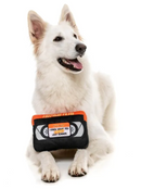 50% OFF! FuzzYard VHS Tape Horror Film Plush Squeaky Dog Toy