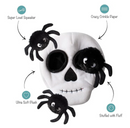 $3 OFF! PetShop by Fringe Studio Skull With Spiders Plush Squeaky Hide & Seek Burrow Dog Toy