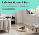 Best Friends by Sheri Calming Oval Donut Bed/Pad For Cats & Small Dogs: 21"x19": Grey, Taupe