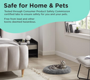 Best Friends by Sheri Calming Oval Donut Bed/Pad For Cats & Small Dogs: 21"x19": Grey, Taupe