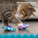 Catstages Spin & Scratch Jingly Bell Cat Toy: 2 count