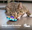 Catstages Spin & Scratch Jingly Bell Cat Toy: 2 count