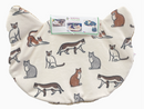 Screaming Pickles Handmade Cat-Head Shaped Fleece Pet Bed Cozy Mat