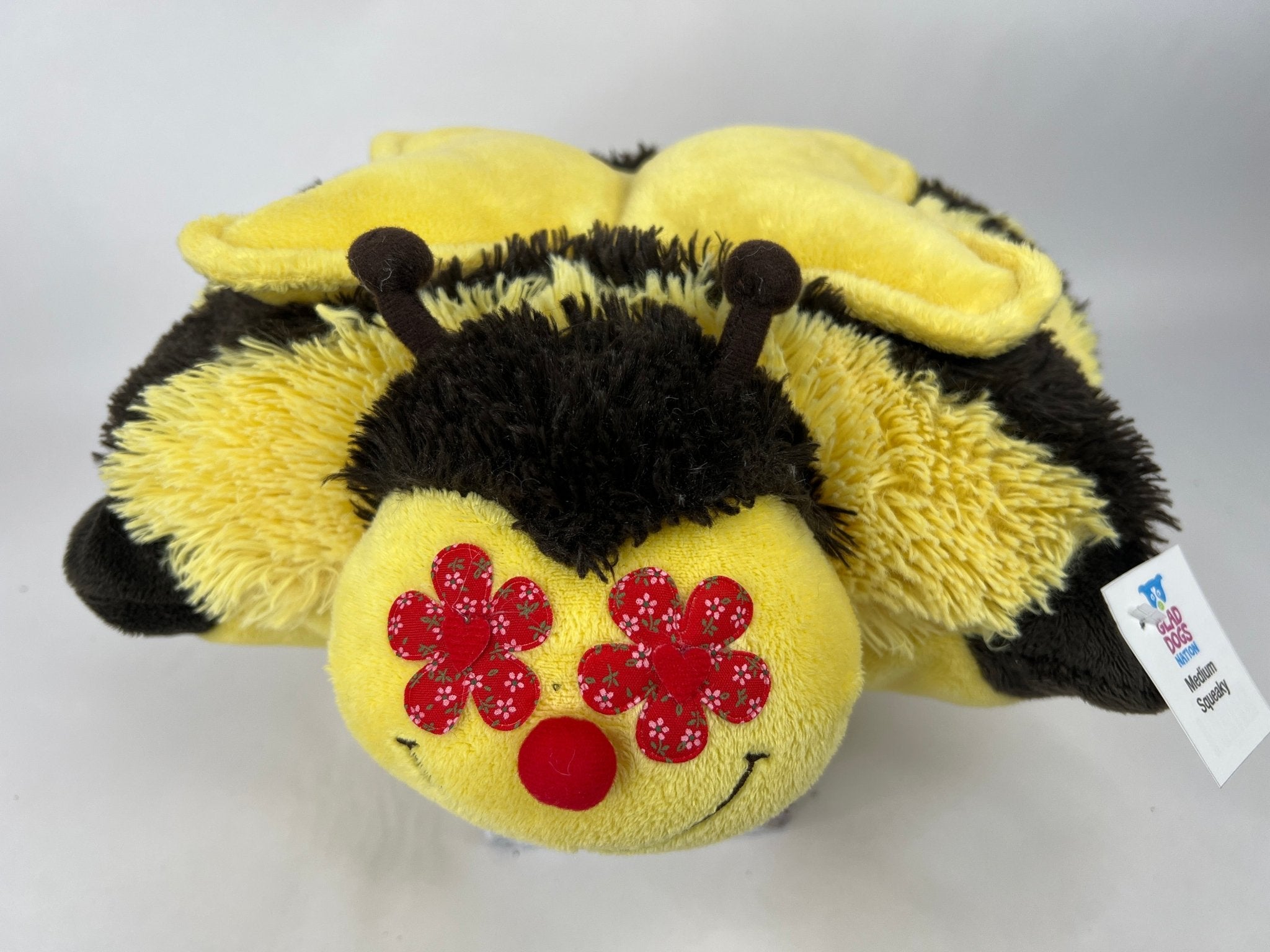 Pillow Pals Squeaky Stuffed Dog Toys: M, L & XL - Glad Dogs Nation | ALL Profits Donated