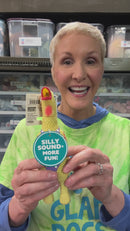 Charming Pet Squawkers Squeaky Henrietta Latex Dog Toy