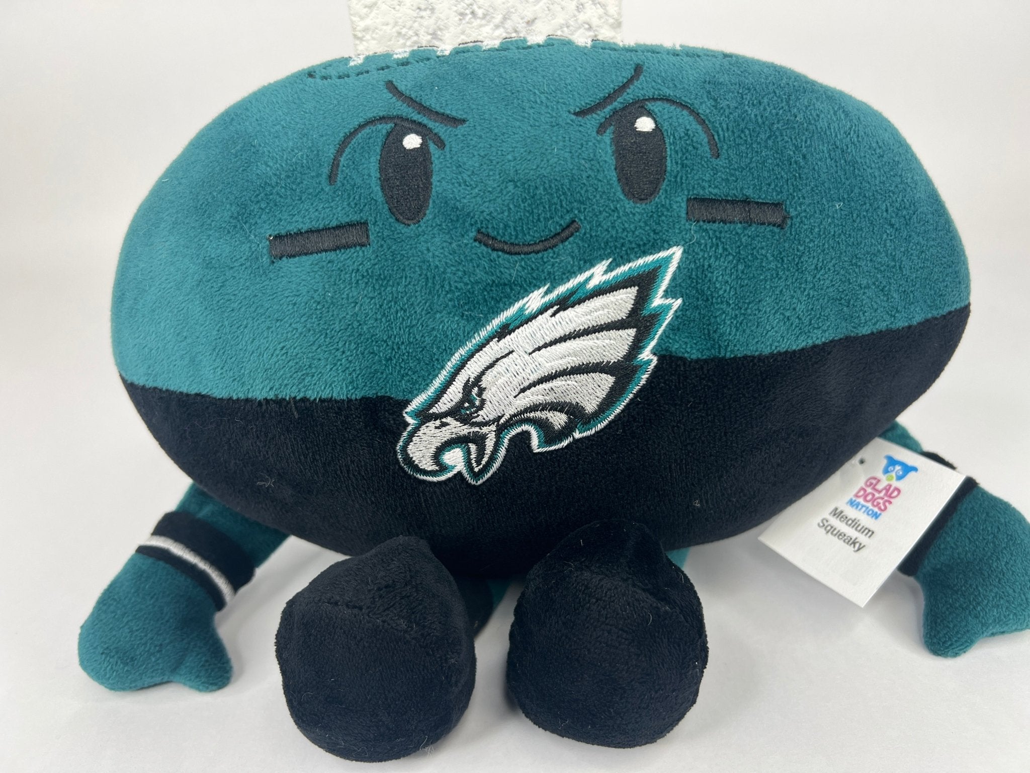 Team Spirit Stuffed SQUEAKY Dog Toys: Sport Mascots & Players of All Sizes - Glad Dogs Nation | ALL Profits Donated