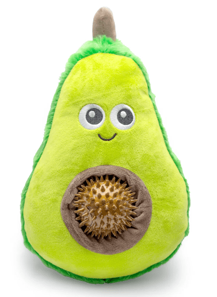 ThoozyPet Avocado Plush Squeaky Dog Toy with Spiky Ball Squeaker: 11