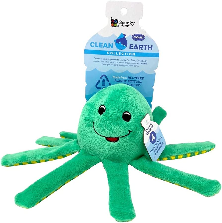 VONTER Dog Toy Ball Tooth Cleaning Octopus Shape Jolly Ball for