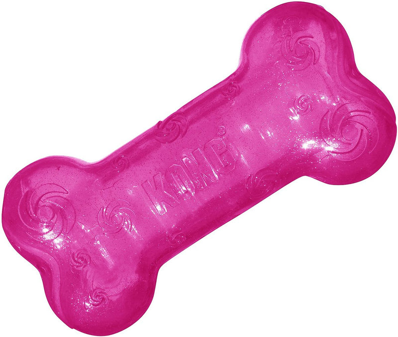 Kong Squeezz Crackle Bone: Quiet Chewing! CHEAPER THAN CHEWY!
