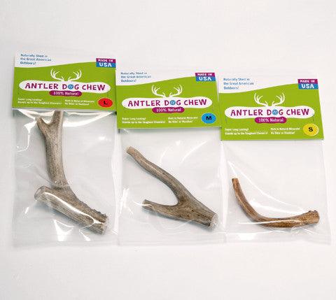 Naturally Shed Deer Antler Chews for Dogs: Small