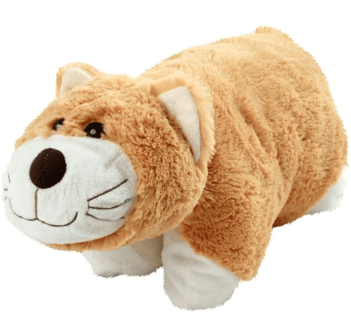 Pillow Pals Squeaky Stuffed Dog Toys: M, L & XL