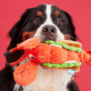BARK Max's Maine Lobster Roll Squeaky & Crinkly Dog Toy