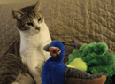 Blaster Baby Lightly-Stuffed Dog Toy with Big SQUEAKER / Beanie Babies with No Beans!