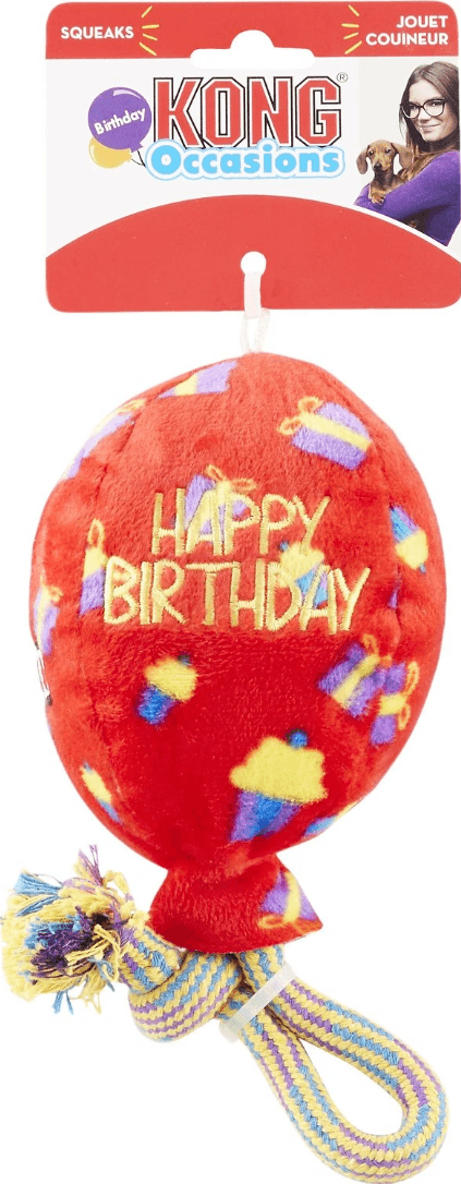 Happy Birthday Pink & SQUEAKY Dog Gift Basket: 3 Sizes