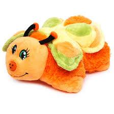 Pillow Pals Squeaky Stuffed Dog Toys: M, L & XL