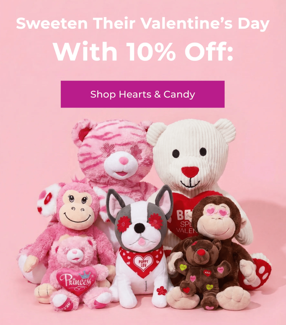 10% OFF! Hearts, Love & Candy Squeaky & NO Squeak Dog Toys - Glad Dogs Nation | ALL Profits Donated