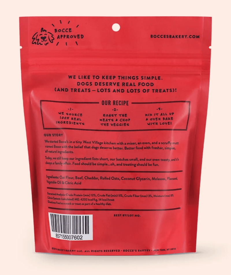 $1 OFF! Bocce's Bakery Say Moo Soft & Chewy Treats: Beef & Cheddar - Glad Dogs Nation | ALL Profits Donated