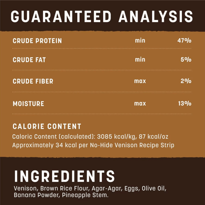 10% OFF! Earth Animal Dog No Hide Strips Single or Multi - Pack: Venison CHEAPER THAN CHEWY - Glad Dogs Nation | ALL Profits Donated