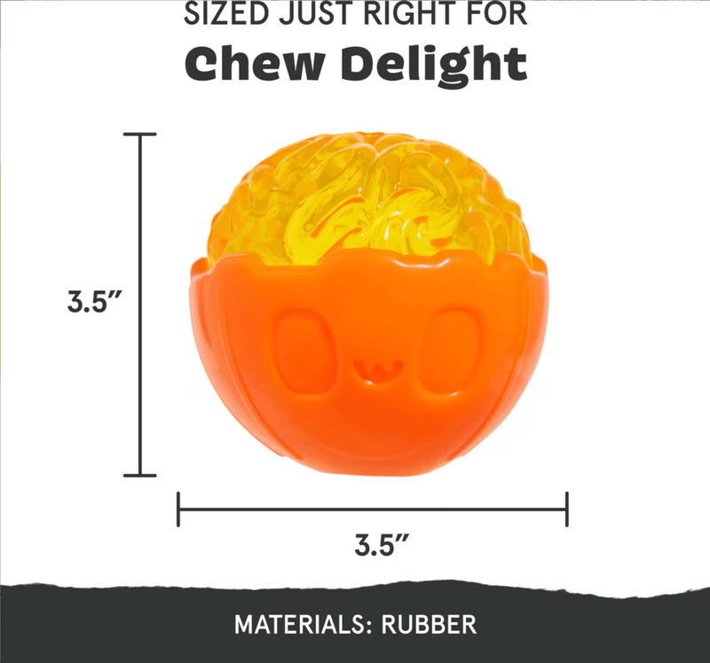 15% OFF! BARK Pumpkin Prodigy Super Chewer Dog Toy: Treat Dispensing - Glad Dogs Nation | ALL Profits Donated