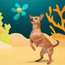 $2 OFF! BARK Stevie Sea Turtle Crinkly Squeaky Plush Dog Toy for Small Dogs - Glad Dogs Nation | ALL Profits Donated