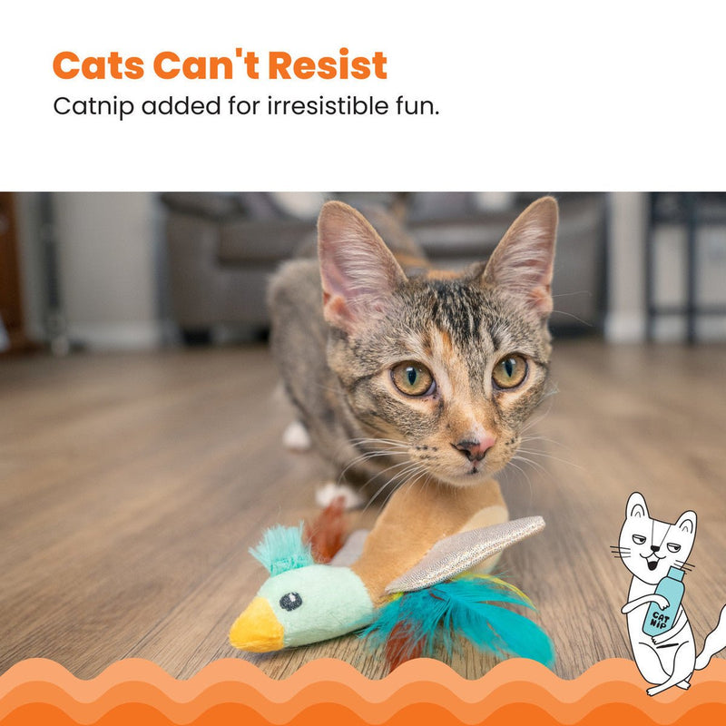 $2 OFF! Catstages Flapperz Duck Plush Interactive Catnip Cat Toy - Glad Dogs Nation | ALL Profits Donated