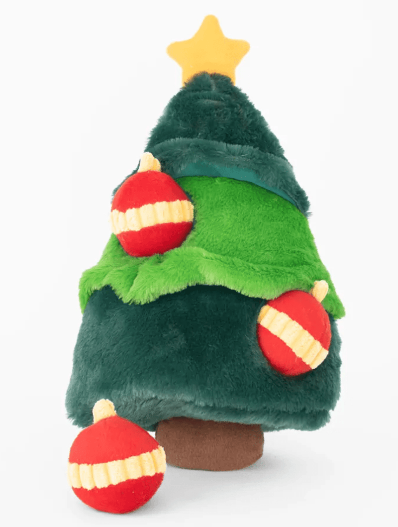 $2 OFF! ZippyPaws Holiday Zippy Burrow Christmas Tree Plush Dog Toy - Glad Dogs Nation | ALL Profits Donated