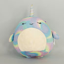 BOGO! Medium Squishy Cuddlers Super Soft Plush Pet Toys: Squeak & NO Squeak