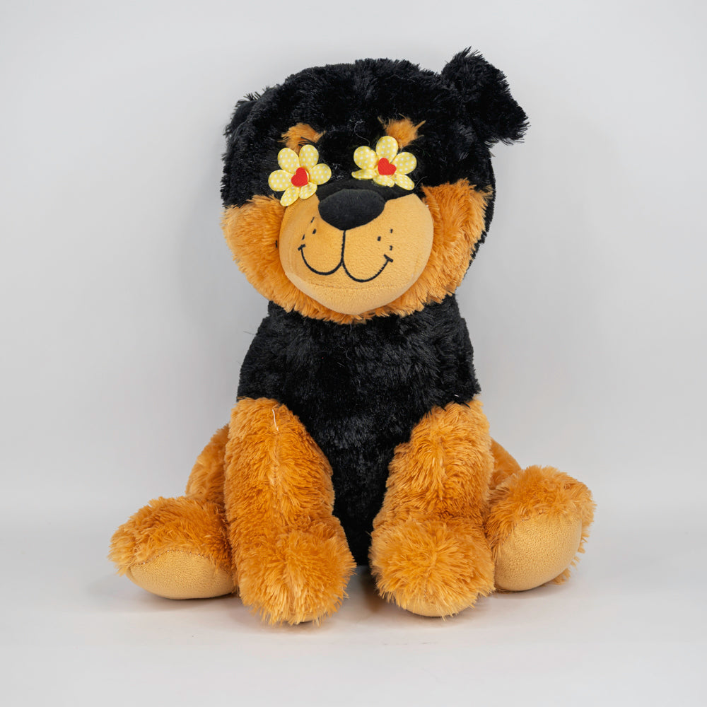 Mini Me Squeaky Breed Dog Toy: Rottweiler / Rottie