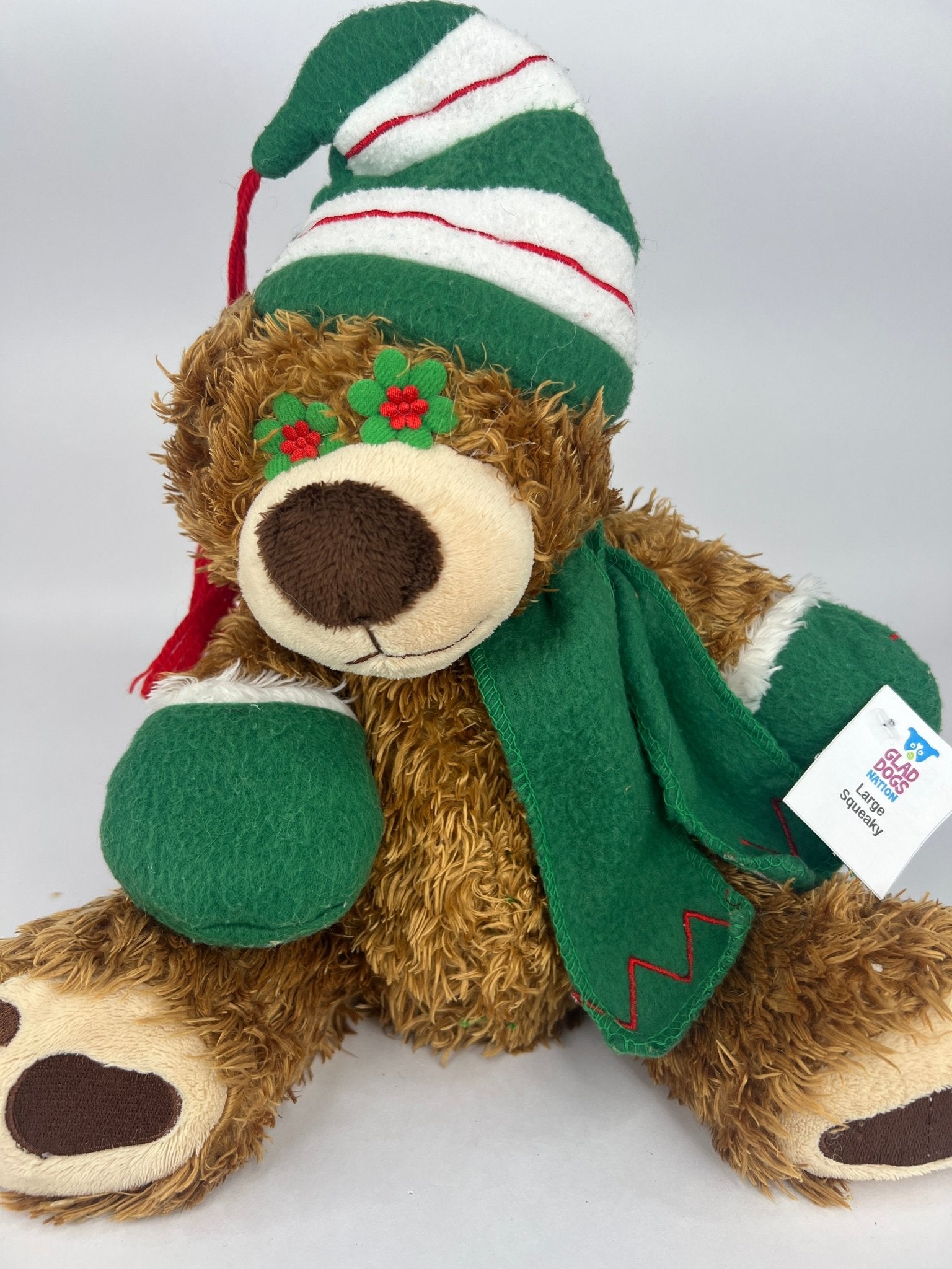 25% OFF! Large Stuffed & SQUEAKY Plush Holiday Dog Toys - Glad Dogs Nation | ALL Profits Donated